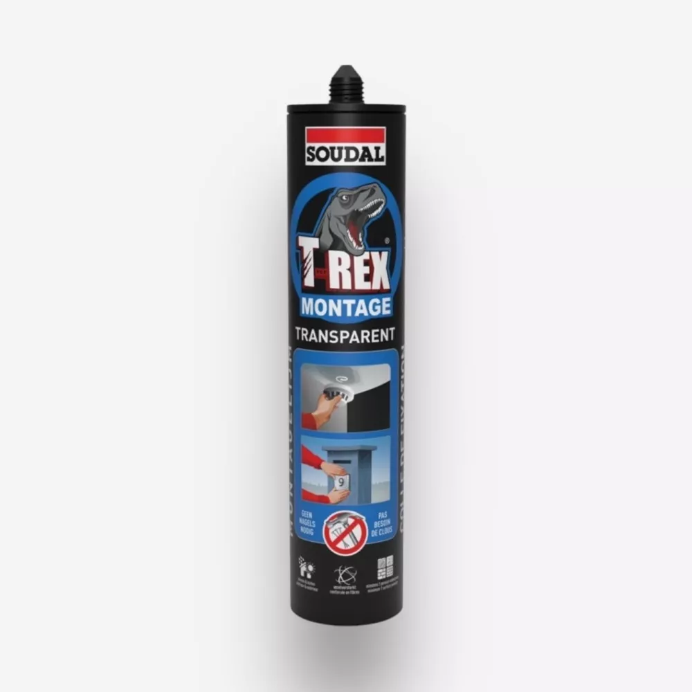 T-REX 暴龍水性壓克力免釘膠-透明