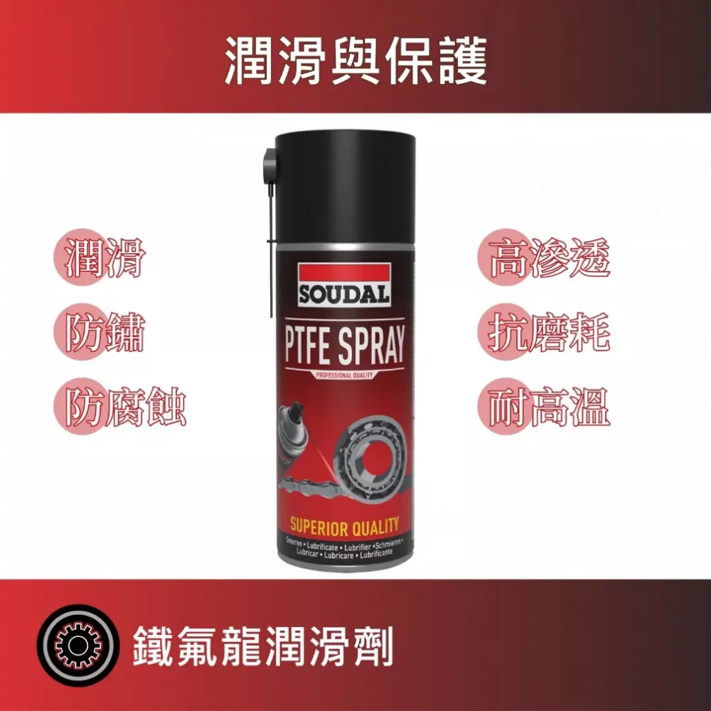 PTFE Spray 鐵氟龍潤滑劑 